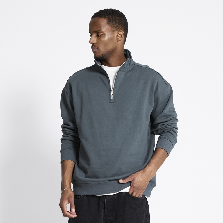 Halb-zip-sweatshirt "Frank"